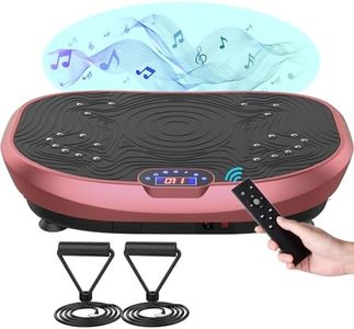 AXV Vibration Plate Exercise Machine Whole Body Workout Music Vibrate Fitness Platform Lymphatic Drainage Machine for Weight Loss Shaping Toning Wellness Home Gyms Workout