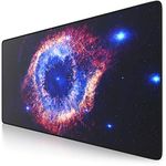 TITANWOLF - XXL Speed Gaming Mouse Pad Mouse Mat - Extra Large 900 x 400 x 3mm - Water-Resistant Mousepad with Non-Slip Rubber Base - Smooth Cloth Surface - SUPERNOVA