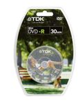 TDK 8cm DVD-R 1.4GB camcorder discs 10 disc spindle