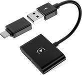 Wireless Carplay Adapter 2024 Upgrade Apple Carplay,Wireless Carplay USB Dongle,Support iOS 16+ (T5552 Black)