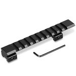 UniqueFire Dovetail to Weaver Picatinny Extension Adapter Riser Rail Mount Base 11mm Conversion to 20mm Rail (YKx42)