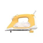 oliso TG1600 Pro Plus 2400 Watt SmartIron with Auto Lift - for Clothes, Sewing, Quilting and Crafting Ironing | Diamond Ceramic-Flow Soleplate Steam Iron, Yellow