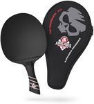 AirBlades The Peace Maker ALC - Professional Ping Pong Paddle - Carbon Fiber Table Tennis Racket Producing Maximum Spin & Control for All Levels - Hard Carry Case & Ergonomic Handle.