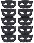 IETANG 10pcs Set Mardi Gras Half Masquerades Venetian Masks Costumes Party Accessory (Men-B)