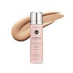 Jerome Alexander MagicMinerals AirBrush Foundation, Spray Makeup with Skincare Active Ingredients, Ultra-Light, Buildable, Full Coverage Formula (Warm Beige)