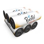 Amazon Brand - Presto! Garbage Bags XL 60 Count|30 X 37 Inches Black , For Dry & Wet waste|10 bags/roll (Pack of 6)