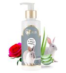 PETLIFE Pure Organic White And Bright Pet Shampoo For Small Pets,Rabbits & Kitten-Healthy Shiny Coat|Nourishing Hair & Body Wash-Safe & Effective Pet Friendly Formula For All Small Pet-200 Milliliter