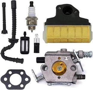 Stihl MS250 Carburetor,Drintag Carburetor Ignition Coil Kit for Stihl 021 023 025 MS210 MS230 MS250 Chainsaw Carb with 1123 160 1650 Air Filter Ignition Coil Fuel Line Tune Up Kit Replace Walbro WT286