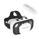 VR Headset for Cellphone with Controller, Virtual Reality 3D Glasses Headset Helmets,Compatible 4.7-6.5 inch for iPhone or Android