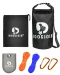 Bear Bag Hanging System, Ultralight Bear Food Bag Hanging Kit for Backpacking and Camping, Includes a Waterproof Bear Bag and Nylon Bag, Paracord Nylon Ropes, Carabiner, Doogioir Sock and Instructions