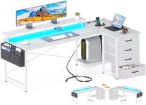 ODK L Shaped Desk with USB Charging