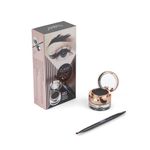 CLAMY Waterproof Gel Kajal 4g + Cake Eyeliner 9g, Long Lasting Upto 24hr, Smudge Proof (Black)