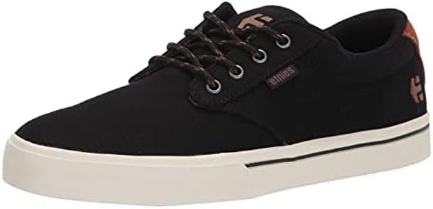 Etnies Men's Jameson 2 Eco Skate Shoe, Black/Black/White, 8, Black/Black/White, 8