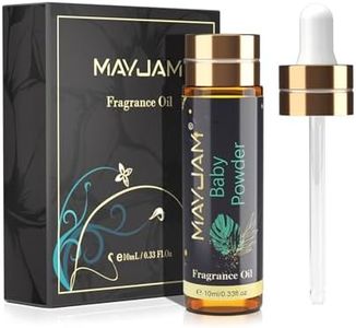 MAYJAM Huile Essentielle de Poudre pour Bébé 10ML, Huile de Parfumée de Qualité Supérieure pour Diffuseur d'Huiles Essentielles, Aromathérapie, Humidificateur