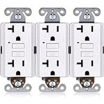 GFCI Outlet 20 Amp [3-Pack], Non-Ta