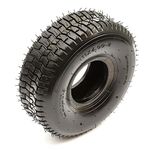 Tyre 11x4.00-4 4 Ply Chevron Turf Tread Fits 4" Inch Wheel Ride On Lawn Mower