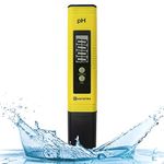 KETOTEK Digital PH Meter, PH Meter with ATC, Water PH Test Meter with 0.00-16.00ph Measure Range for Drinking Water, Hydroponics, Aquariums, Swimming Pools. High Accuracy 0.01 PH Pen Tester