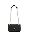 Nine West Women's Saoirse Mini Cnvrtbl Xbdy Flap Handbag, Crossbody, Satchel, Tote, Wallet, Black, One Size