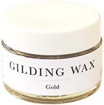 Jolie Gilding Wax – Metallic Finish for Furniture, Hardware, and Décor, Gold, 1 Ounce [30ml]