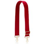 Allzedream Crossbody Bag Strap Soft Adjustable Replacement Purse Straps, Red, Medium, Stylish