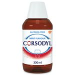 Corsodyl Gum Disease & Bleeding Gum Treatment, Antibacterial Mouthwash, Alcohol Free, Mint Flavour, 300 ml