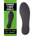 Carbon Fiber Insole for Men Women Carbon Fiber Foot Plate Insert Rigid Support for Turf Toe Morton Extension Hallux Rigidus Broken Toe (Insole Length 240mm - Men's 6.5 / Women's Size 7.5, 1 Pc)