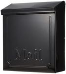 Solar Group THVK0000 Lockable Vertical Townhouse City Mailbox (Black)