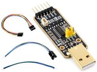 USB to UART Debugger Module for Raspberry Pi 5, Type-A Port, Onboard UART Connector, Supports Multiple Connection Methods/Multi-System Linux, Android, Windows 7/8/8.1/10/11,etc.