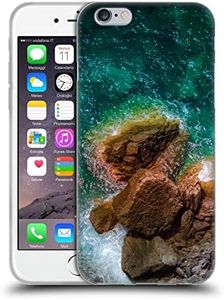 Head Case Designs Officially Licensed Haroulita Rocky Waters Photography Soft Gel Case Compatible with Apple iPhone 6 / iPhone 6s