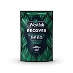 Westlab - 1kg - Recover Epsom Salts Infused with White Willow & Eucalyptus - Soothe Sore Muscles and Boost Recovery - Resealable Pouch