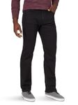 Wrangler Authentics Men's Classic 5-Pocket Regular Fit Flex Jean, Black Flex, 38W x 32L