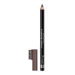 Rimmel London - Brow This Way Professional Pencil, stunning natural look, 2 in 1 brush & pencil, 100% Cruelty-Free, Hazel - 002 (Uncarded)