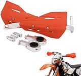 Universal Hand Brush Guards Protector Handguards 22mm and 28mm Aluminum For Motocross Dirt Bike EXC EXCF SX SXF SXS MXC MX XC XCW XCF XCFW EGS Enduro (Orange)
