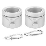 Flagpole Ring Set,Aluminum Alloy Flagpole Mounting Ring 360° Rotating Anti Wrap Flag Mounting Ring,Flag Pole Rings,Aluminum Alloy Anti Furling Flagpole Rings for 0.75-1.02 Inch Diameter Pack of 2