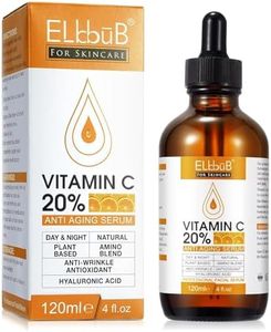 Premium 20% Vitamin C Serum For Face with Hyaluronic Acid, Retinol & Amino Acids - Boost Skin Collagen,Hydrate & Plump Skin, Anti Aging & Wrinkle Facial Serum (4 Fl Oz (Pack of 1))