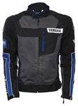 YAMAHA Men's Polyester Riding Long Length Jacket (Y6Ablrj10M20_Blue_M)