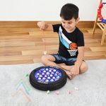 Amazon Brand - Jam & Honey Musical Board Fish Game with Rotating Pond | 21 Pieces | Birthday Return Gifts for Kids