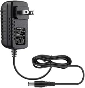 OOSSXX AC 100-240V to DC 12V 2A 2000MA Power Supply Adapter Transformer Charger Wall Plug for CCTV Camera, DVR, NVR, Home Security Camera Surveillance System, LED Light Strip (3.3Ft Cord, 24 Watt Max)