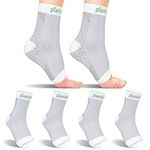 Plantarelief Neuropathy Socks for Women Men- Compression Socks for Neuropathy Pain Relief - Ankle Compression Sleeve Support, Soothe Socks for Plantar Fasciitis, Ankle Swelling, Foot Pain, L/XL 2 Pairs