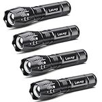 LETMY Tactical Flashlight [4 PACK] 