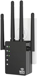 WiFi Extender Signal Booster for Home, WiFi Extender, Long Range up to 12880 Sq Ft and 105 Devices, Internet Extender WiFi Booster, WiFi Repeater with Ethernet Port, Signal Booster