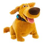 Disney Store Official Dug Medium Soft Toy, Up, 31cm/12”, Pixar Plush Animal, Cuddly Figure with Embroidered Details, Lovable Dog Features Fluffy Ears and 3D Collar - Suitable for Ages 0+