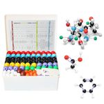 PATPAT® Chemistry Molecular Model Kit (444 Pieces), Student or Teacher Set for Organic and Inorganic Chemistry Learning, Motivate Enthusiasm for Learning and Raising Space Imagination, A Fullerene Kit