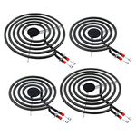 MP22YA Electric Range Burner Element Unit Set,Including 2- MP15YA 5.5"and 2-MP21YA 7.5",Compatible with Whirlpool, KitchenAid Brand Cooker