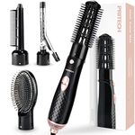 Hair Dryer Brush, Hot Brush for Hair Styling - Light Weight Blow Dry Hair Brush with 2 Heat Speed & 1 Cold Wind Hot Air Brush for Short Hair, 4 in 1 Hot Comb Hair Styling Appliances