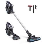 Simplicity Vacuums S65D-2 Cordless Stick Vacuum Cleaner Pet Hair Deluxe, Lightweight Vacuum Cleaner Carpet and Floor Dual Action, One-Click and Go with Two Speeds, Converts to Handheld Vacuum