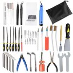 IdeaFormer-3D 62PCS 3D Printer Tools Kit Including Cleaning Tools, Deburring Tools & Disassembly Tools with Storage Bag for 3D Printing Maintenance, Cleaning, Removing, Trimming 3D Printer Accessories