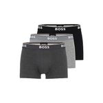 Hugo Boss Men's 3-pack Stretch Cotton Regular Fit Trunkstrunk 3p Co/El 10146061 013? ???? ? ??? ???3 ????????????3 Trunks, Gray/Charcoal/Black, M UK