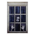 Global Gizmos 47809 Horror Halloween Window Sheet / 120 x 80cm Size/PVC Material/Built-in Hanging Holes/for Windows, Doors, Parties & More