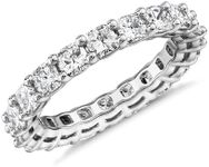 PAVOI 14K White Gold Plated Rings C